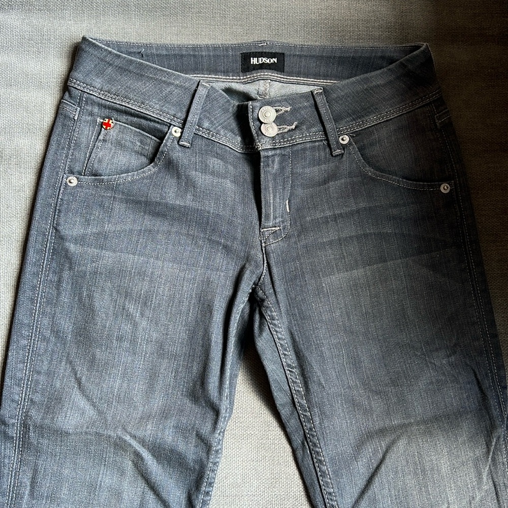 Hudson Skinny Jean, Gray